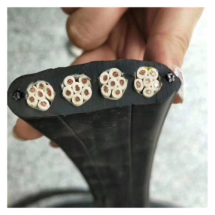 耐磨抗開裂行車隨行扁電纜（可帶雙鋼絲）